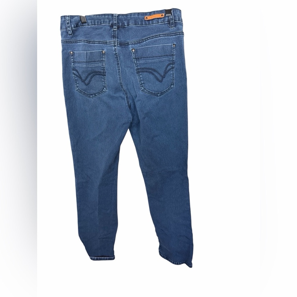 Simon Chang Denim Straight Slim Jeans Waist 29 Inseam 28 - Picture 2 of 3